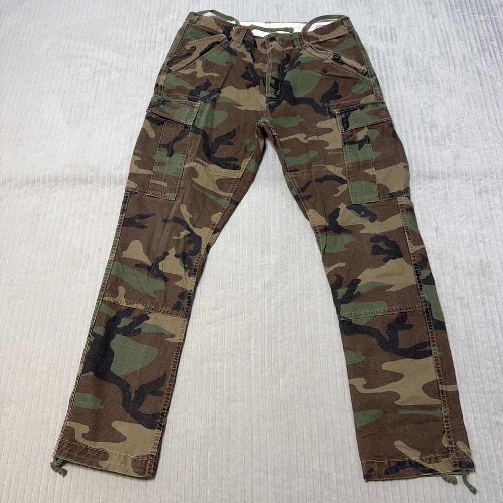 Polo Ralph Lauren Surplus Div Camo Mountain Cargo Utility Pant Men 32x30 Trouser